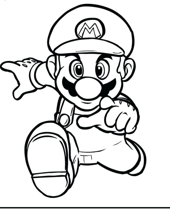 571x738 Super Mario Coloring Pages Super Kids Coloring Pages Super Mario