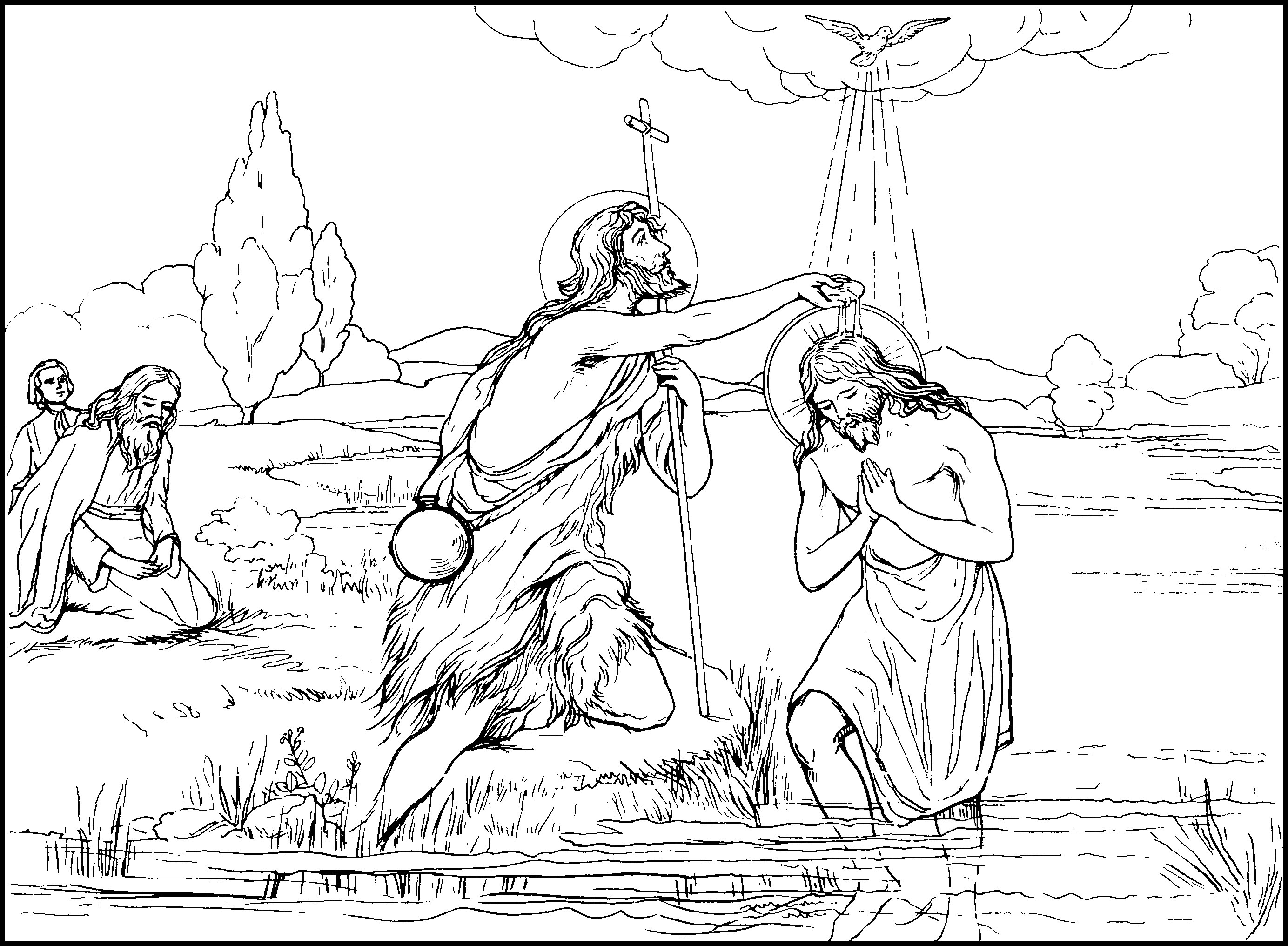 2768x2032 Rosary Coloring Pages