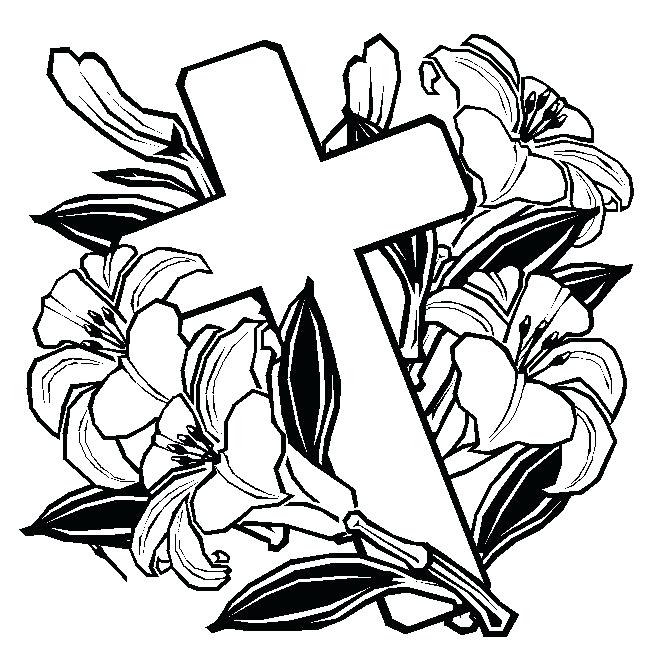 653x653 Coloring Pages Of Crosses With Roses Fresh Rose Colored Sheets