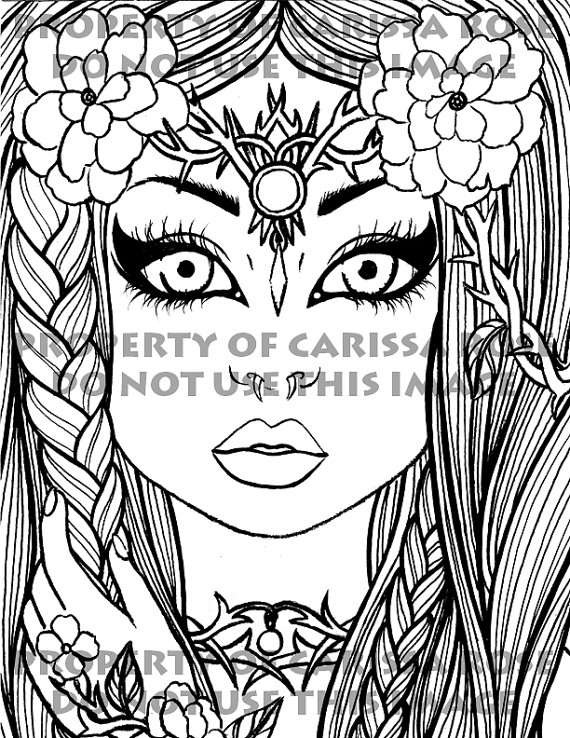 570x738 Carissa Rose Art Coloring Pages Coloring Page