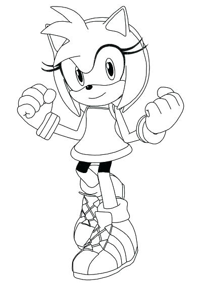 400x567 Sonic Amy Coloring Pages Coloring Pages Mesmerizing Rose Coloring