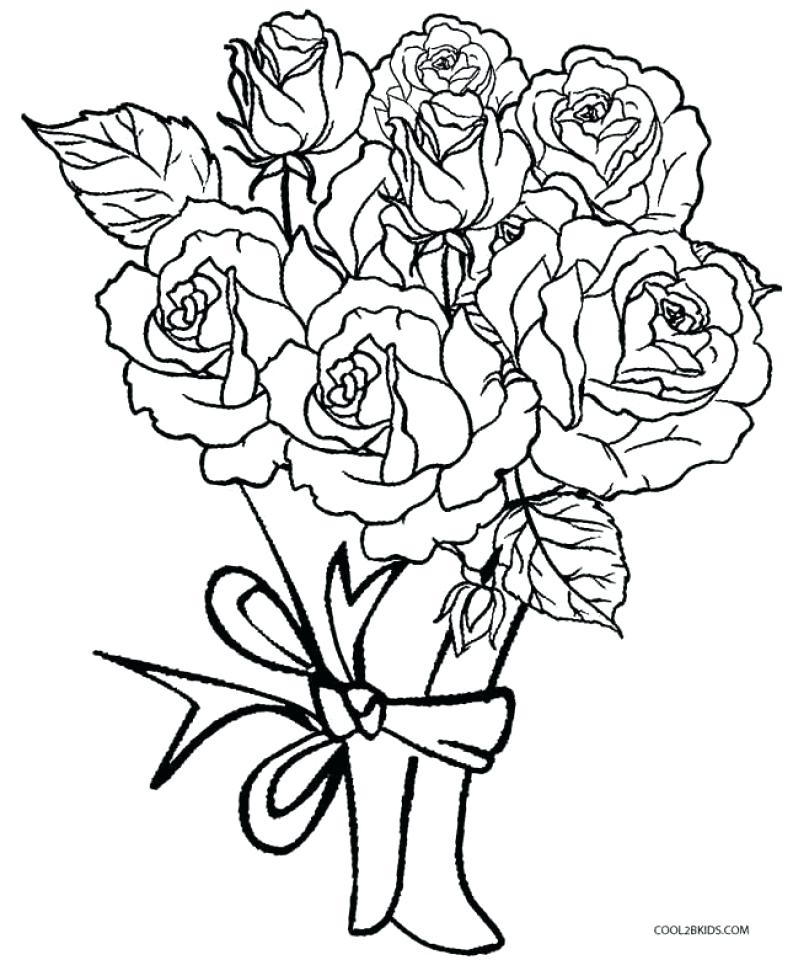793x960 Roses Coloring Pages Printable Free Printable Rose Coloring Pages