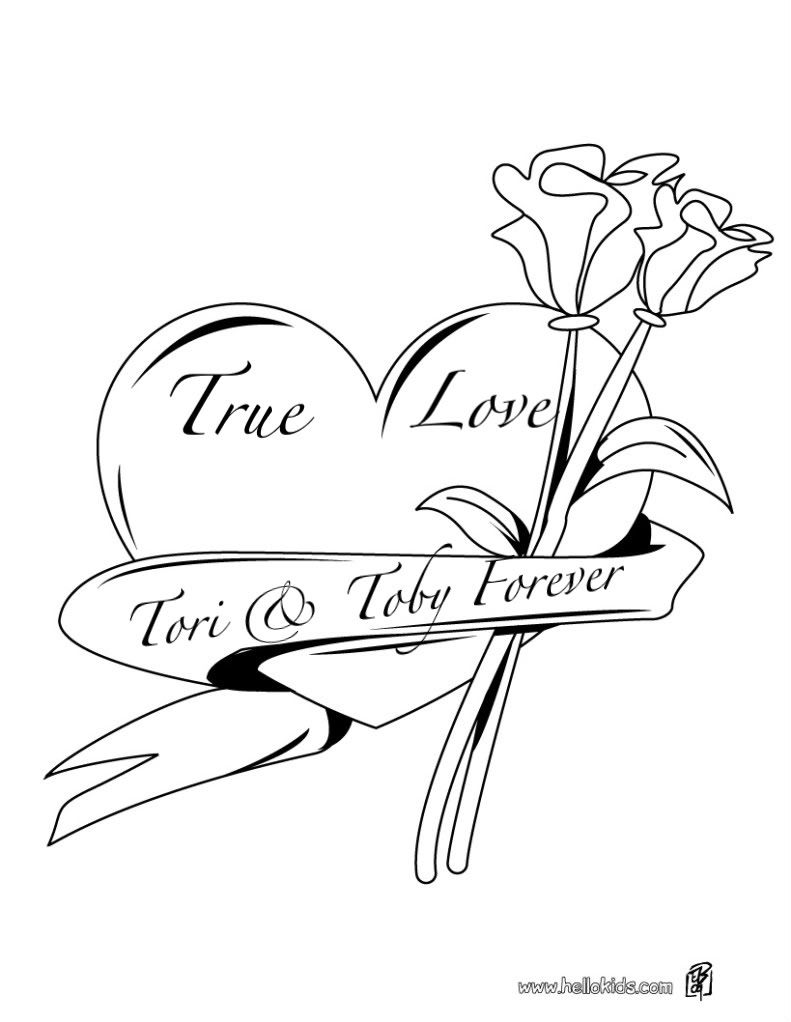 791x1022 Hearts And Roses Coloring Pages Pink Roses Diamond Hearts