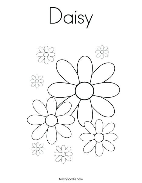 468x605 Daisy Coloring Pages Daisy Coloring Page Daisy Rose Petal Coloring