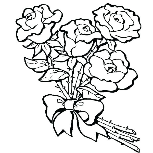 Roses Coloring Pages To Print at GetDrawings | Free download