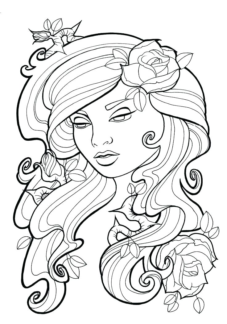 736x1050 Roses And Hearts Coloring Pages Coloring Pages Of Roses Coloring