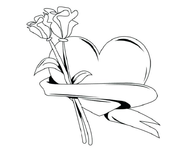 600x521 Valentine Heart Coloring Pages Coloring Pages Of Hearts