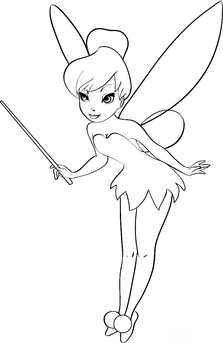 768x1182 Disney Fairies Coloring Pages Rosetta Fancy Disney Fairies