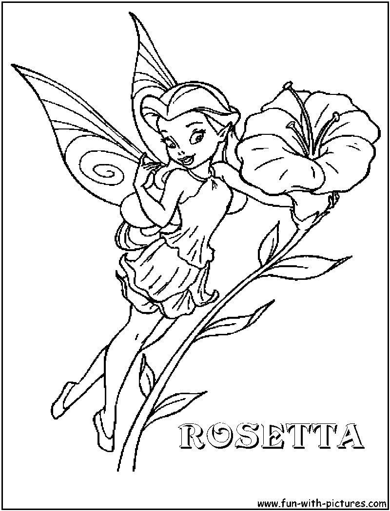 800x1050 Disney Fairy Rosetta Coloring Page Disney Fairies Fairy