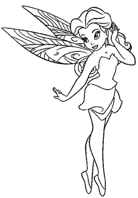 278x400 Fairy Coloring Pages Printable Fairy, Digi Stamps