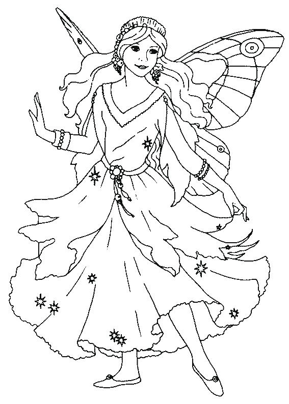 567x794 Disney Fairies Coloring Pages Silvermist Printable Fairy Me