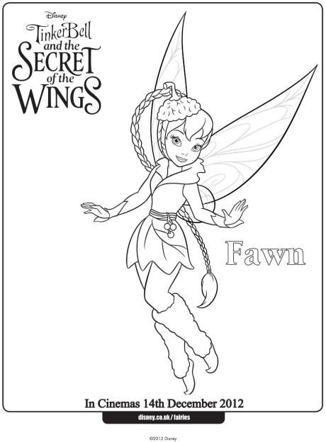 460x624 Fawn Colouring Page Fairy Coloring Pages Disney