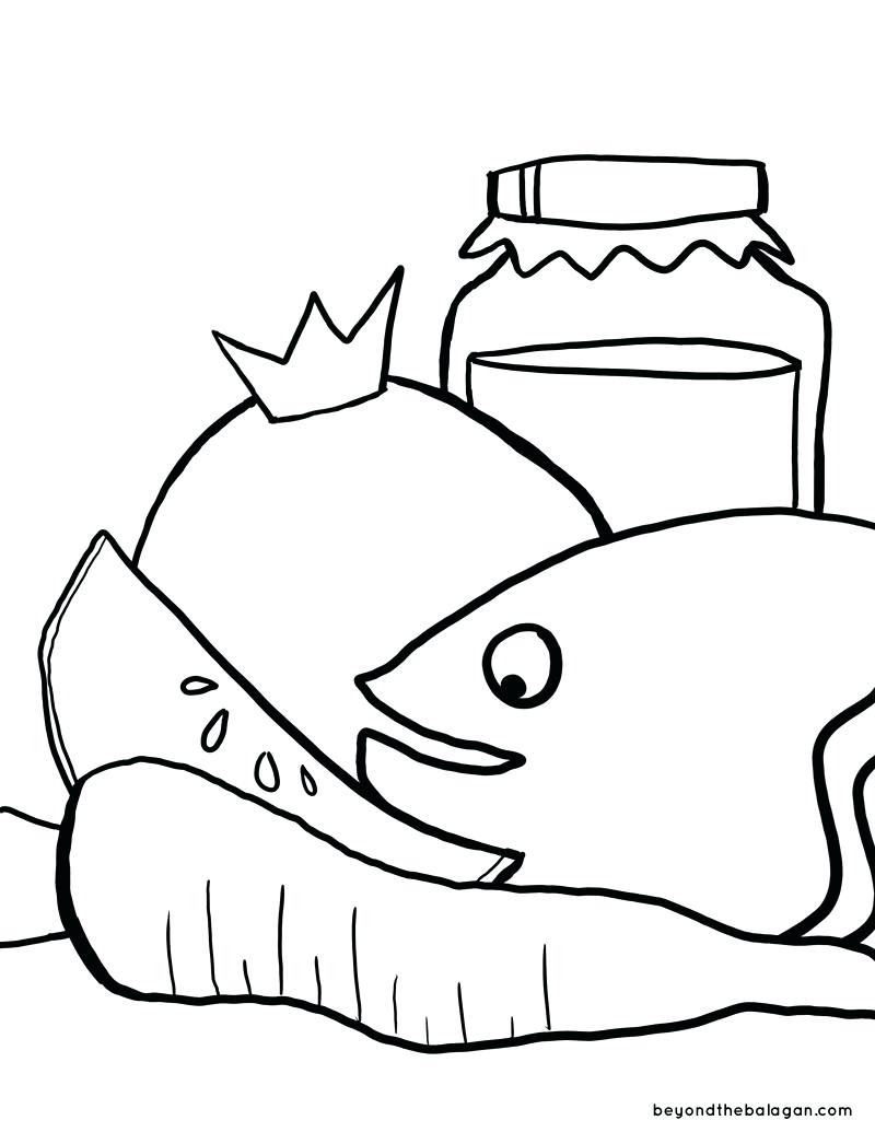 800x1035 Coloring Page Rosh Hashanah Coloring Pages Printable For Boys