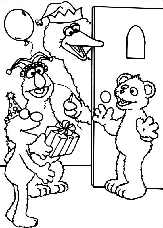 Rosita Sesame Street Coloring Pages