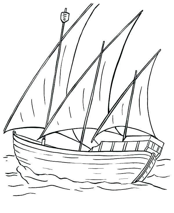 600x734 Coloring Pages Boats Pirate Boat Coloring Page Coloring Pages