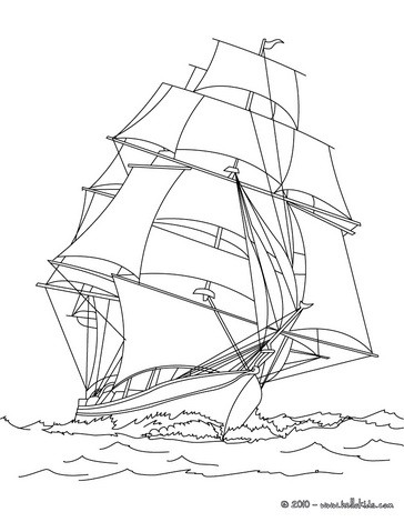 364x470 Rowboat On The Lake Coloring Pages
