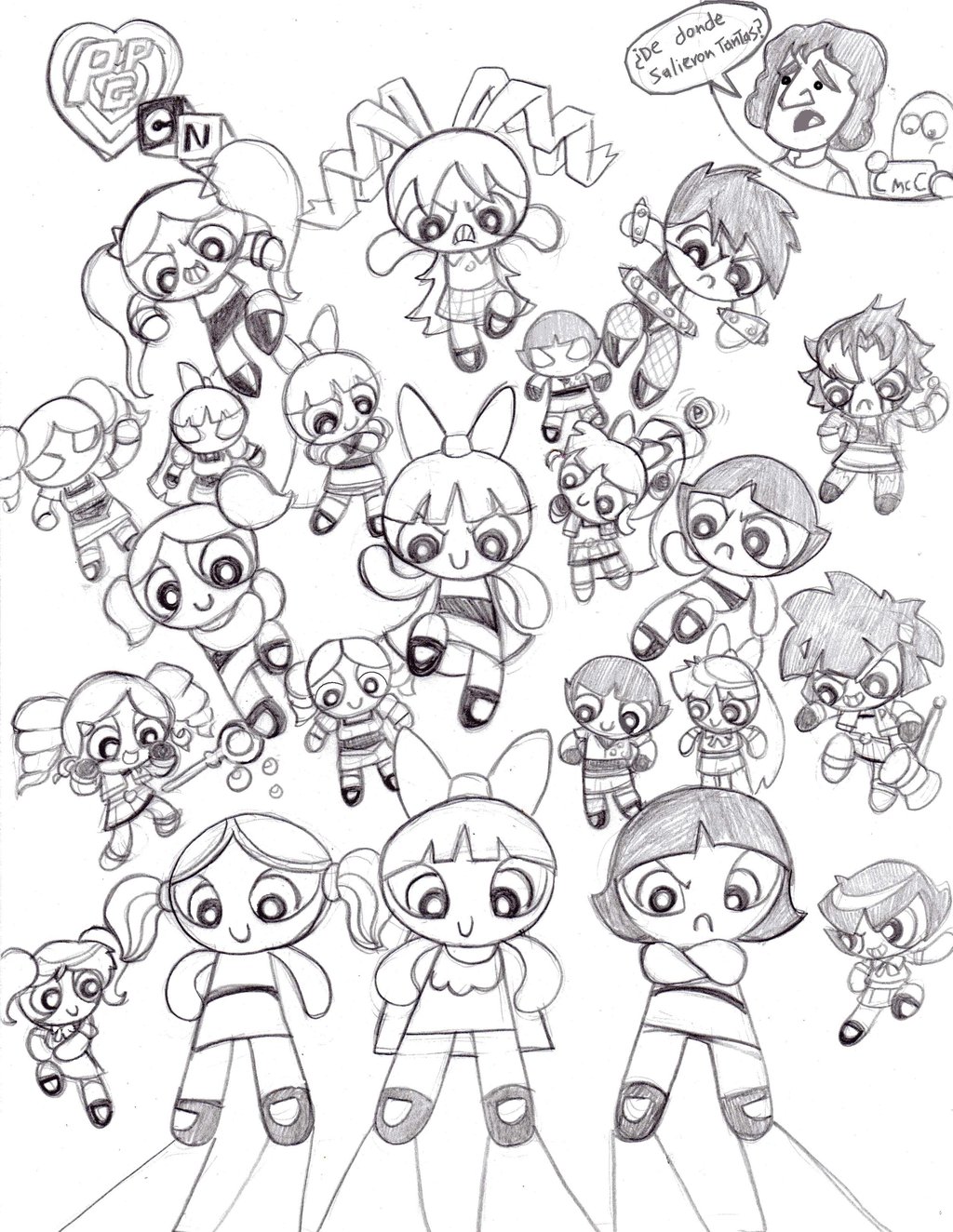 1024x1324 Power Puff Girls Z Coloring Pages