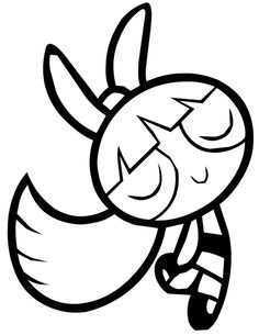 236x305 Powerpuff Girls Blossom Dancing Coloring Page