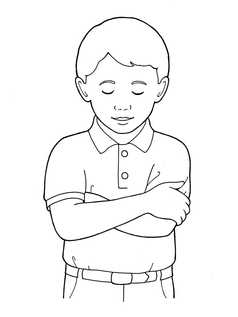 768x1024 Coloring Page Little Boy Coloring Pages Rowing A Boat Page