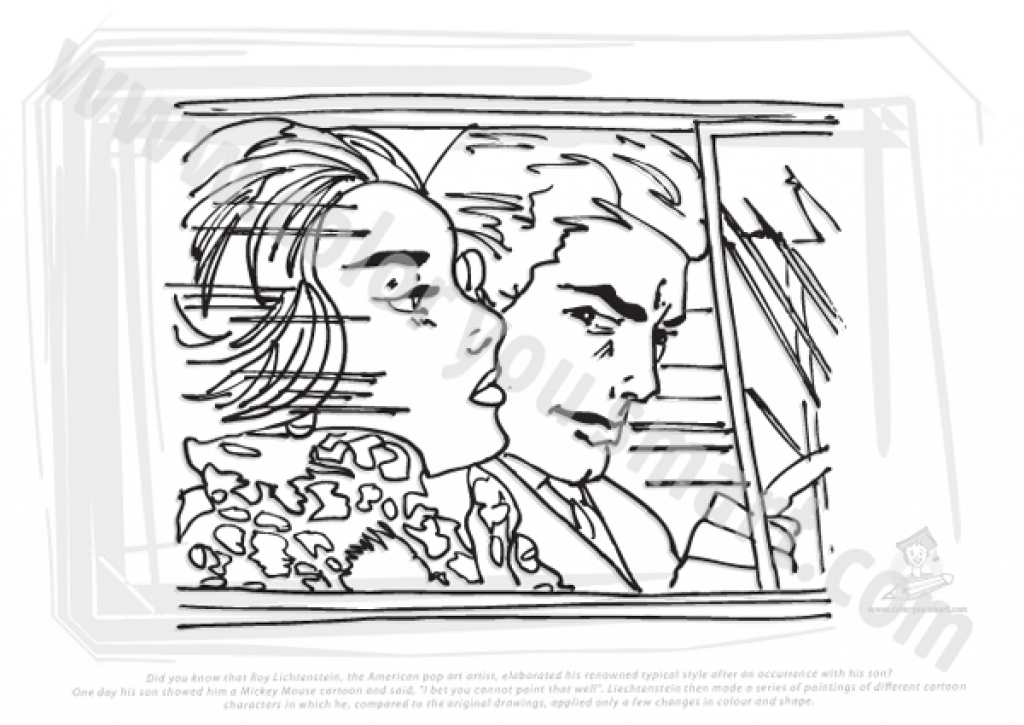 1024x725 Interesting Design Ideas Pop Art Coloring Pages Free Page