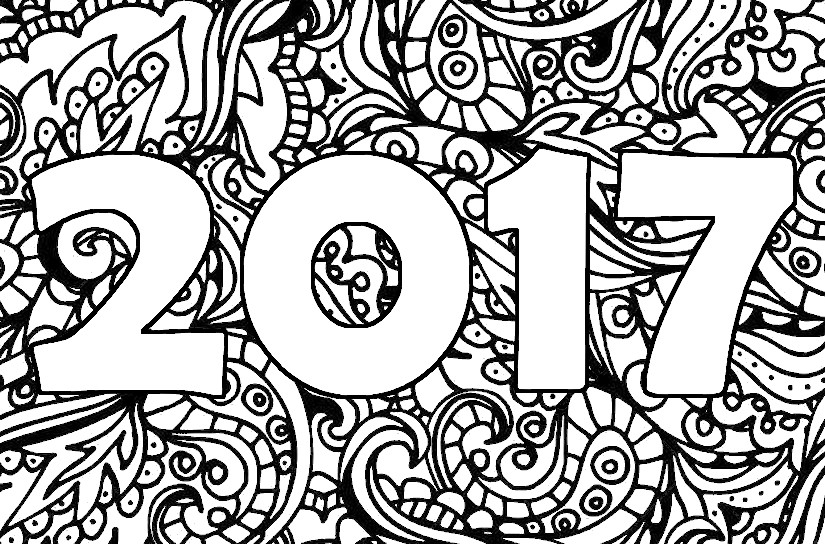 825x544 Adult Coloring Pages New Year