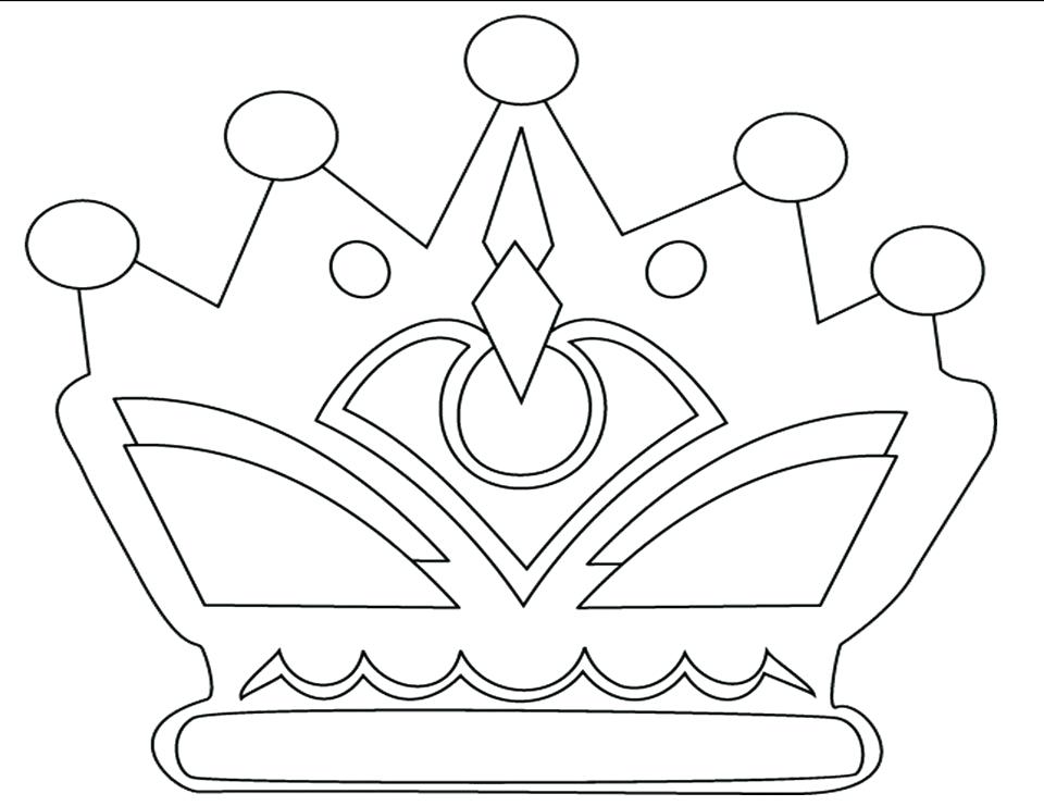960x741 Crown Coloring Pages Coloring Pages Crown Princess Page Beautiful