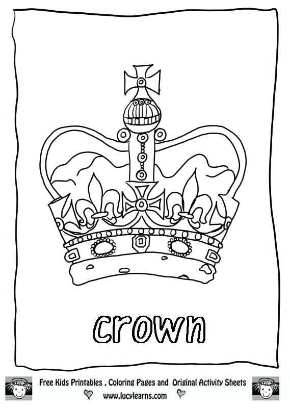 569x800 Crown Colouring Pages Princess Crown Coloring Page Related Post