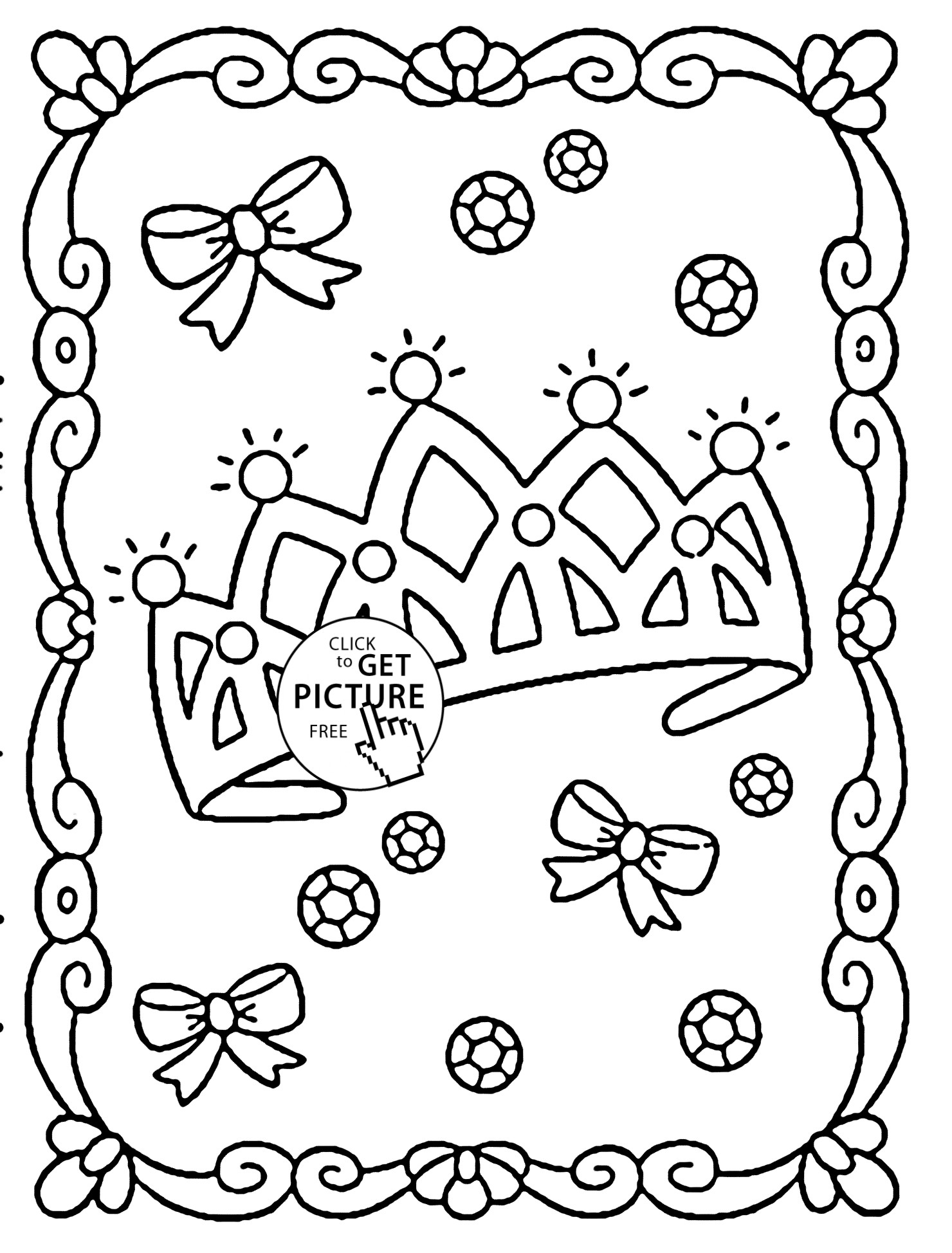 1480x1948 New Free Coloring Page Coloring Adult Symbol Royal Crown