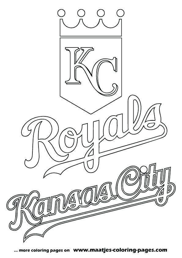 595x842 Royals Logo Coloring Pages