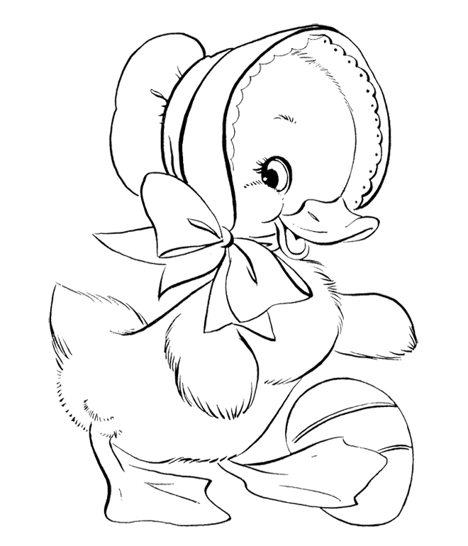660x770 Cute Rubber Duck Coloring Pages