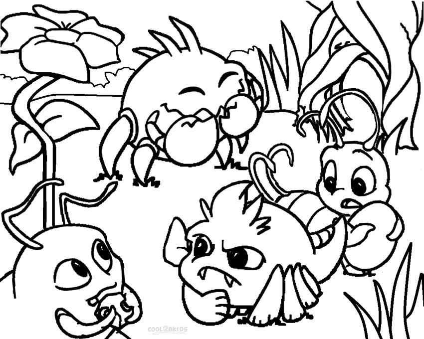 850x680 Printable Neopets Coloring Pages For Kids
