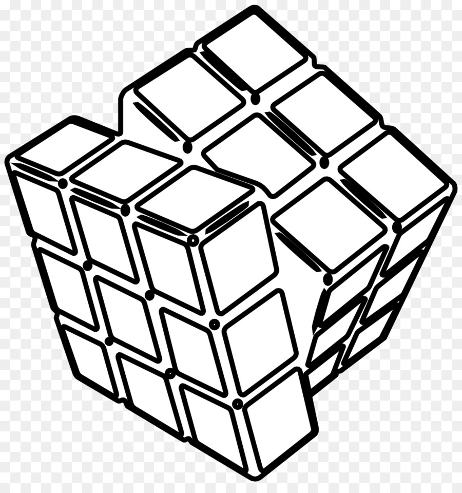 900x960 Rubiks Cube Clip Art