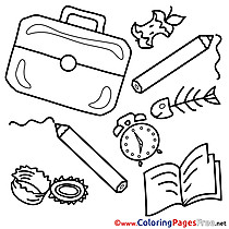 210x210 School Colouring Pages