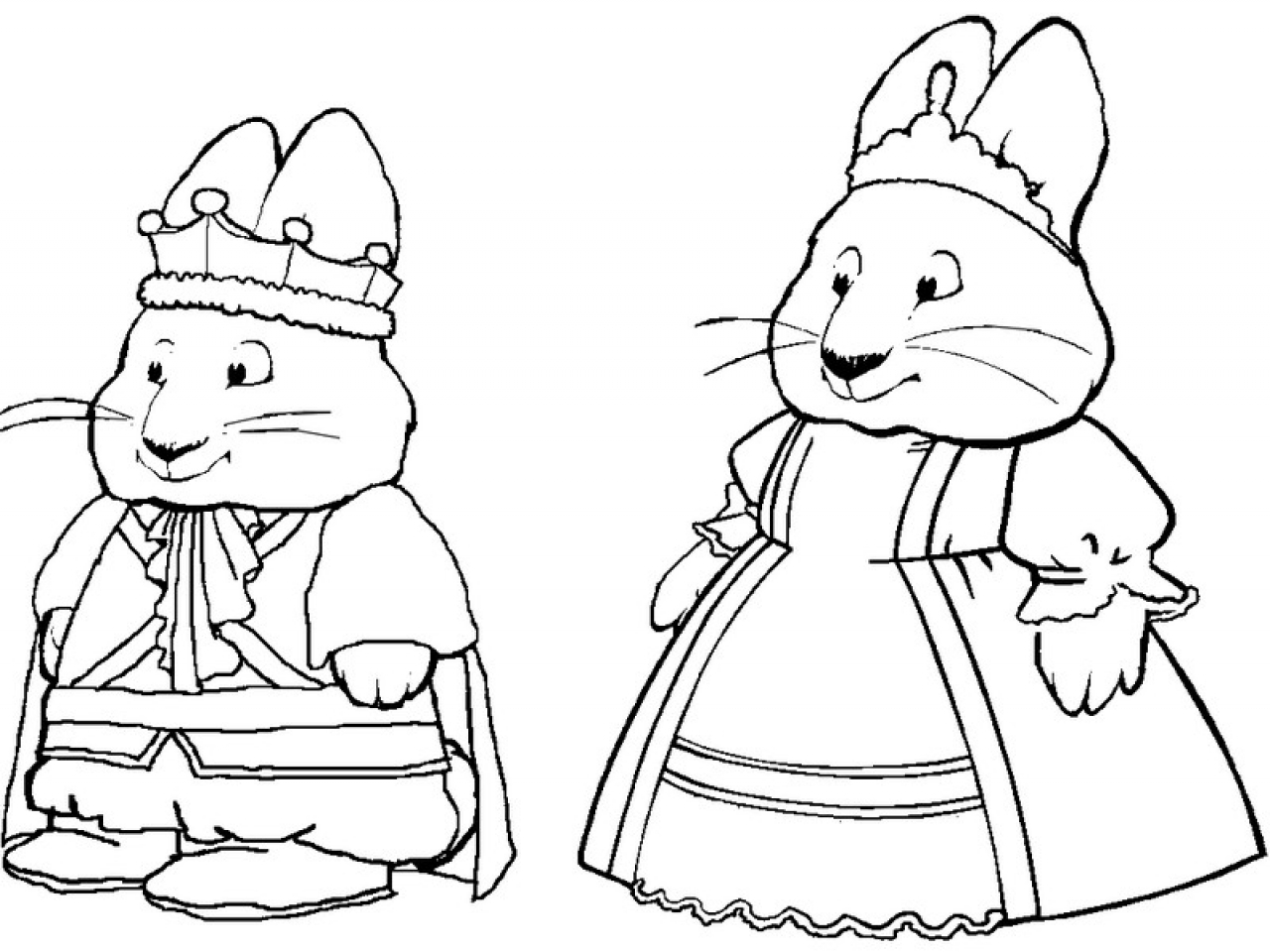 1280x960 Max And Ruby Coloring Pages