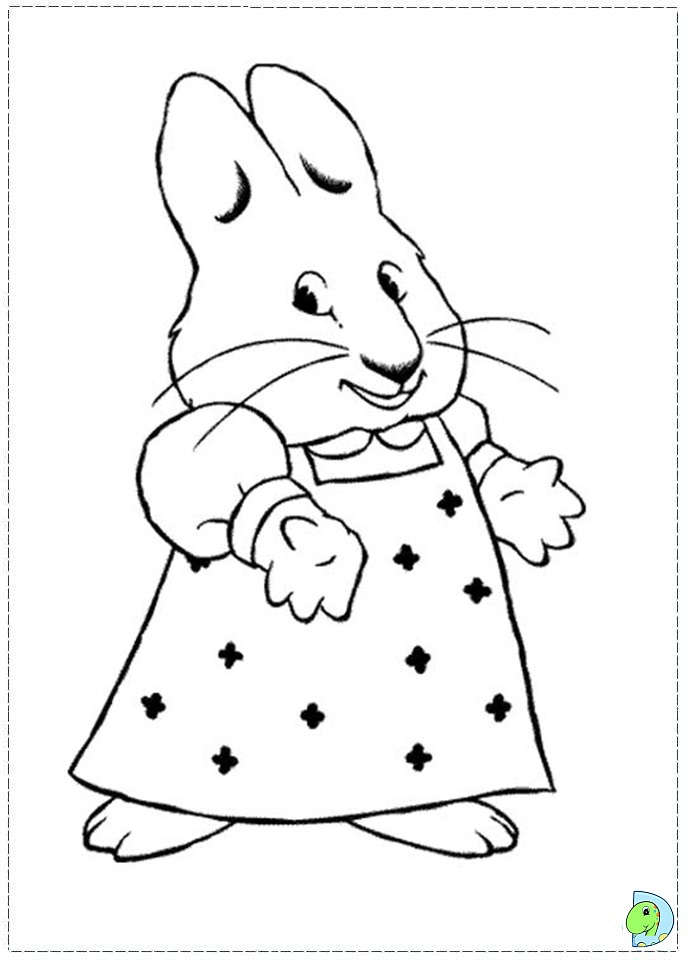 691x960 Interesting Idea Max And Ruby Printable Coloring Pages