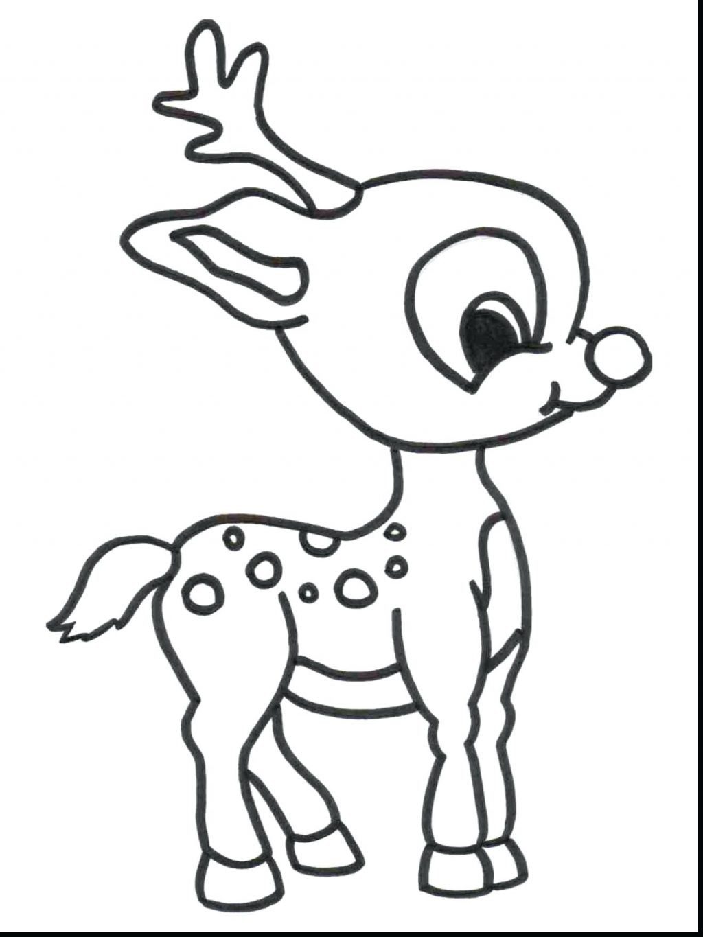 1024x1365 Quickly Rudolph The Red Nosed Reindeer Coloring Page Pages