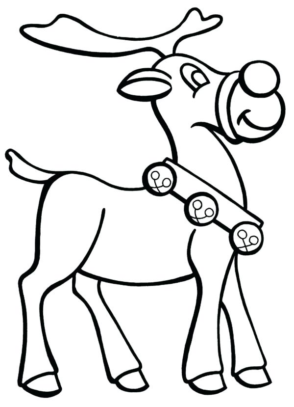 600x829 Rudolph Coloring Pictures