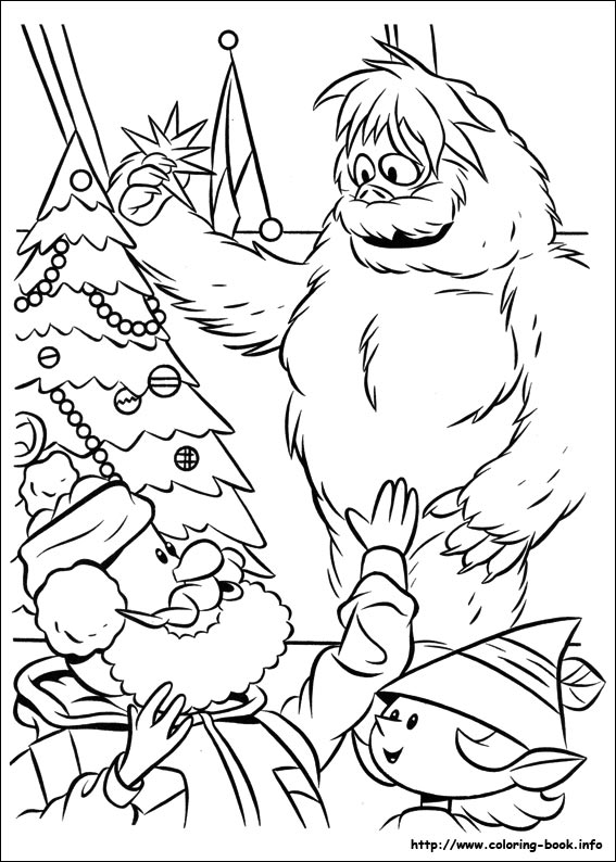 567x794 Rudolph The Red Nosed Reindeer Coloring Picture