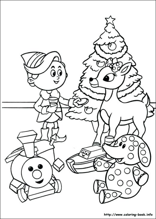521x730 Rudolph Printable Coloring Pages And Celebrating Coloring Page