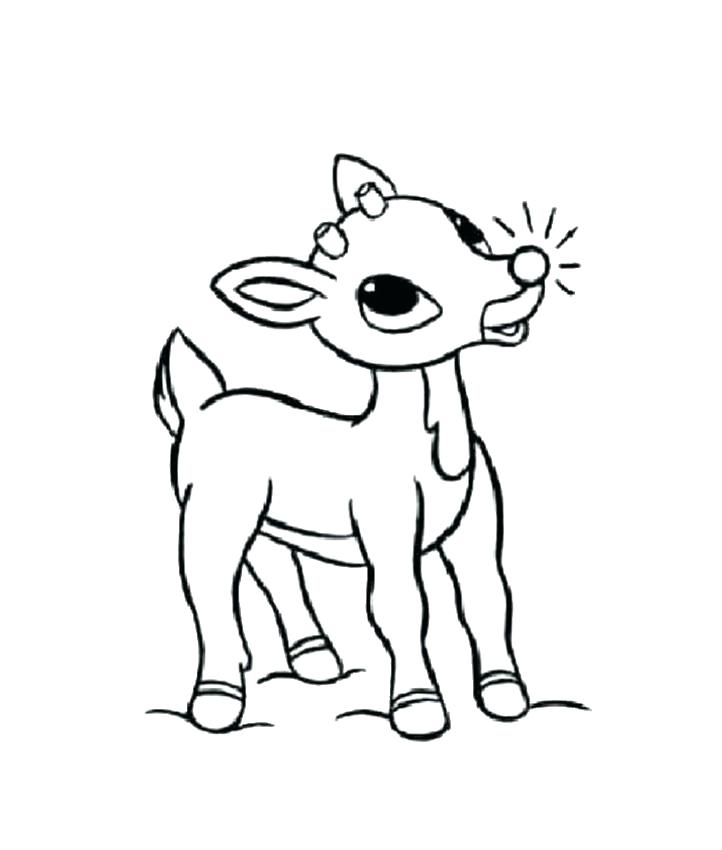 722x850 Rudolph Printable Coloring Pages Printable Coloring Pages Coloring