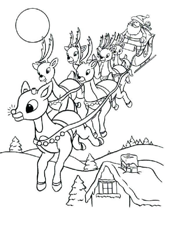 600x776 Original Rudolph Coloring Book Printable Coloring And Coloring