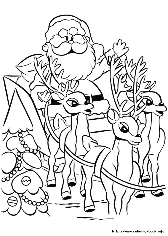 567x794 Rudolph The Red Nosed Reindeer Coloring Picture