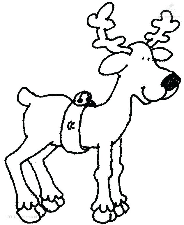 632x771 Rudolph The Red Nosed Reindeer Coloring Pages Reindeer Pictures