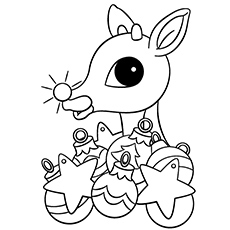 230x230 Top Free Printable Reindeer Coloring Pages Online