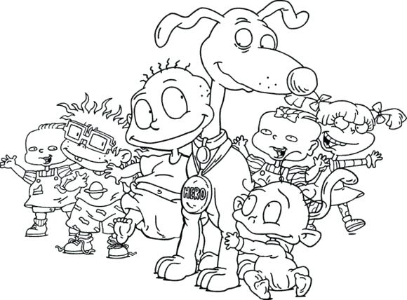 Rugrats Angelica Coloring Pages at GetDrawings | Free download