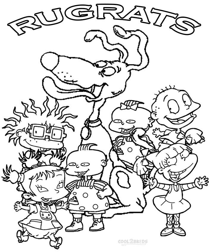 716x850 Printable Rugrats Coloring Pages For Kids Coloring