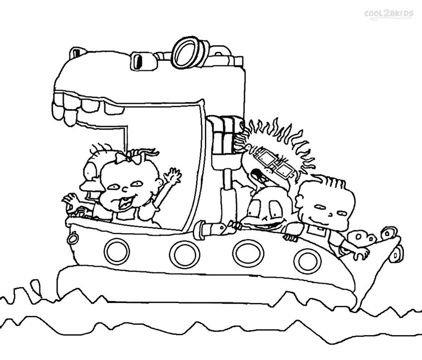850x727 Printable Rugrats Coloring Pages For Kids