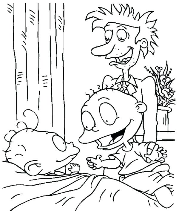 600x706 Rugrats Coloring Pages