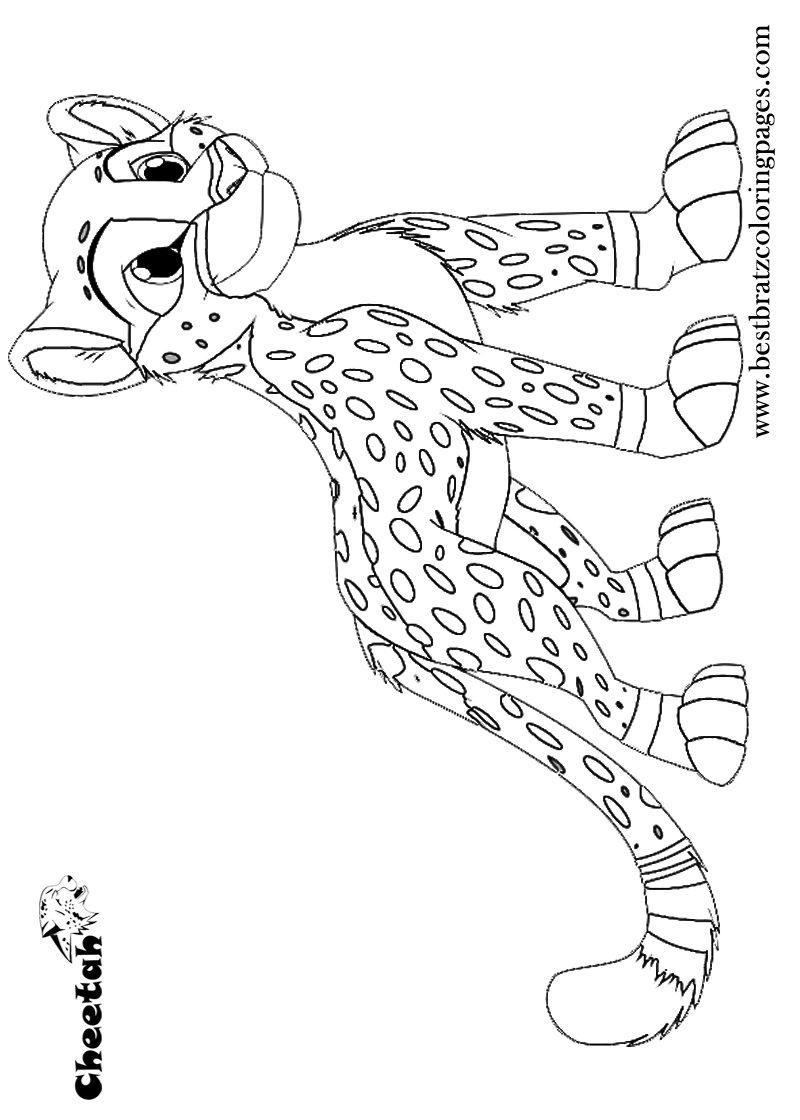 800x1120 Cheetah Coloring Pages Elegant Cheetah Family Coloring Page Logo