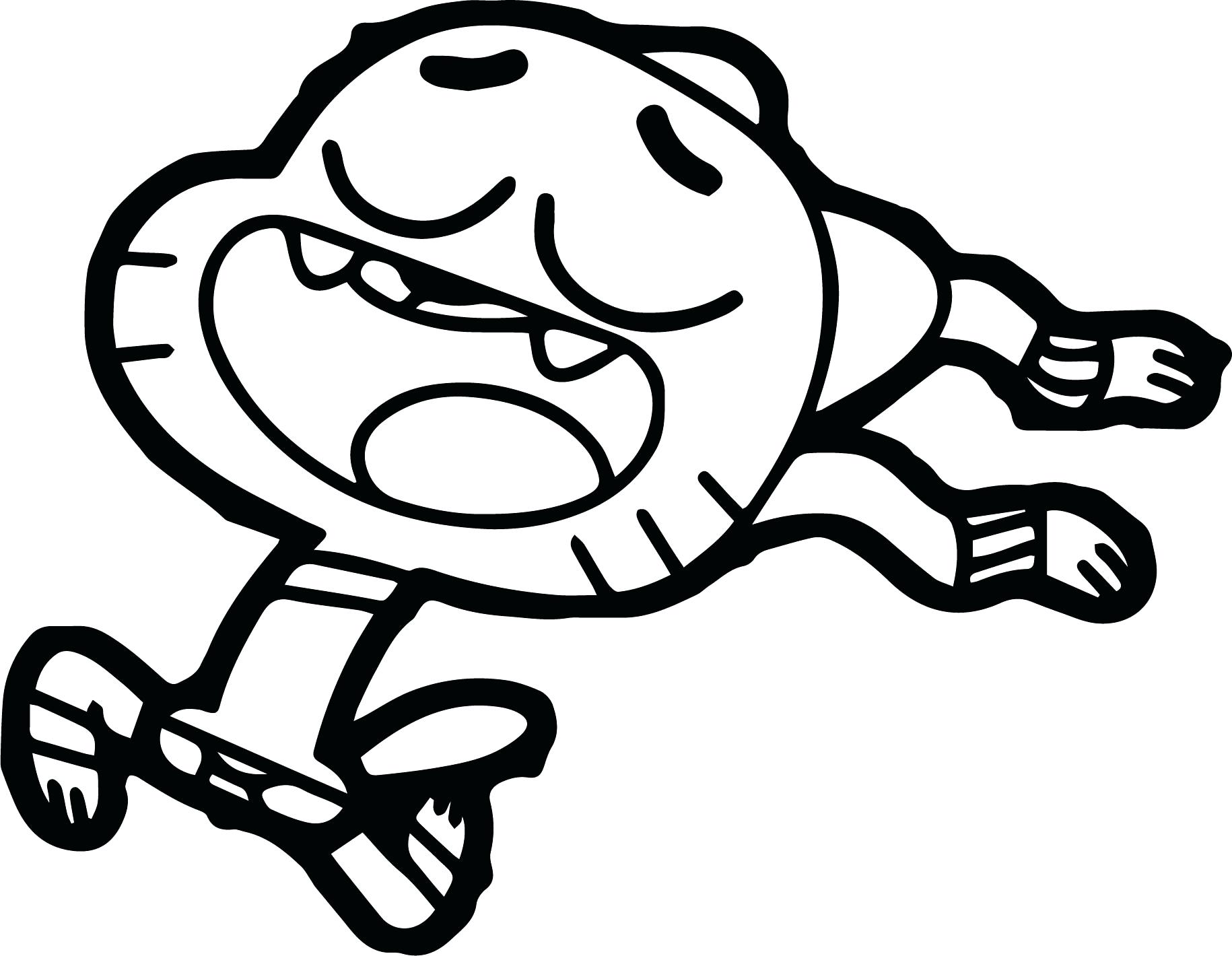 1830x1420 Incredibles Dash Colouring Pages Gumball Overlay Run Coloring Page